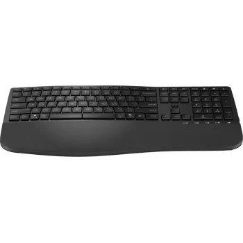 HP 685 Comfort Dual-Mode belaidė klaviatūra, Bluetooth 5.2 ir 2,4 GHz, įkraunama, US English QWERTY, Dark Ash Silver 8T6L9UT#ABE