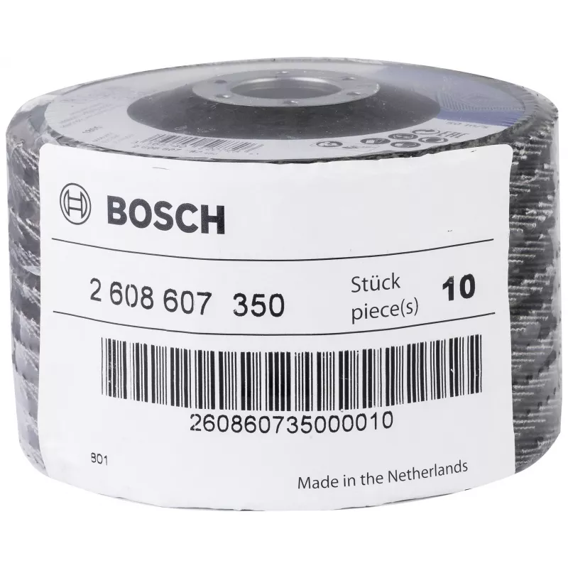 Bosch X551 Standard for Metal – 115 mm sklendės diskas metalui, 22,33 mm kiaurymė, 60 grūdėtumas, cirkonio aliuminio oksidas, kūginis, 1 vnt., 2608607350