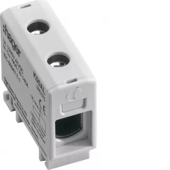 Hager K50AL aliuminio-vario jungiamasis gnybtas 2,5-50 mm², pilkas