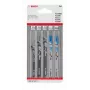 Bosch Accessories 2608667857 dėlionės (siaurukas) ašmenų rinkinys medienai ir metalui Basic, 5 dalių, T formos kotu