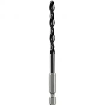 Bosch Accessories 2609255142 HSS metalinis spiralinis grąžtas 5 mm, valcuotas šešiabriaunis kotas 1/4 colio (6,3 mm), 1 vnt.