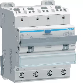 Hager ADM470QC RCBO 4P 6kA C20 30mA A tipo Quick Connect