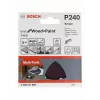 Bosch 2608621689 delta šlifavimo lapeliai P240 93 mm, 5 vnt.