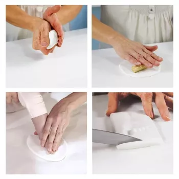 Baby Art Pure Frame medinis atminimo rinkinys kūdikio rankos ar pėdos įspaudui