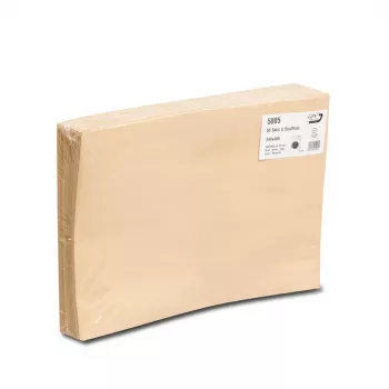 GPV sulankstytas siuntimo maišas su klostėmis ir blokiniu dugnu, 340 x 465 mm, rudas, be langelio, savaiminio lipnumo užsegimas, 1 vnt. (5005)