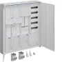 HAGER ZB34SEQ29EN univers Z pilnos komplektacijos skirstomoji spinta, 2 skaitiklių vietos, 3 laukai, 5 eilės, 180 modulių, IP44, balta