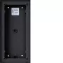 Hager REW407X ant sienos montuojamas korpusas Intercom Mono, 2/3/4 mygtukų, antracito spalvos