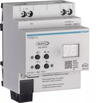 Hager Gateway TYFS671D KNX/DALI-2 Secure 1 kanalo