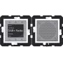HAGER WAN6110WG Radio Touch UP DAB+ Bluetooth garsiakalbis, įleidžiamas
