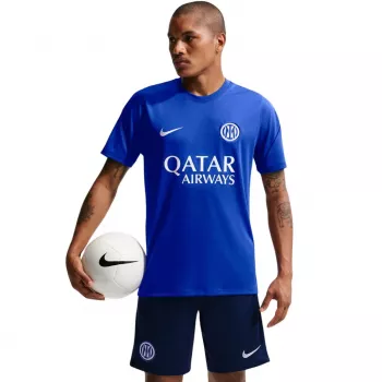 Nike Inter Milan Strike vyrų futbolo marškinėliai, mėlyni, L dydis
