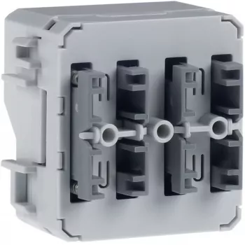 Hager WNT304 KNX Secure 2 kanalų mygtukų modulis, viršutinio montavimo