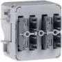 Hager WNT304 KNX Secure 2 kanalų mygtukų modulis, viršutinio montavimo