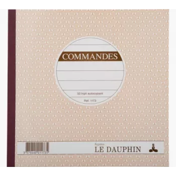 LE DAUPHIN Manifold Commandes užsakymo formos, 210 x 210 mm, triskartė (1173D) - 1 bloknotas