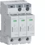Hager SPE340 2 tipo viršįtampių apsaugos įtaisas, 3 polų, TNS/TT, 275V, 20kA, 40kA Imax