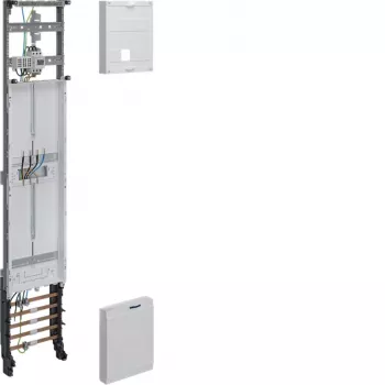 Hager ZH53Q1NT komplektinis skaitiklių laukas universZ, 1350x250mm, 3 fazių, 1 skaitiklio vieta, 10 mm², su atjungimo funkcija