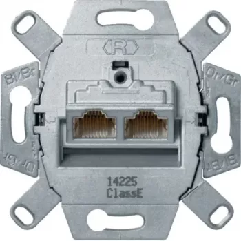 Hager WDF410866 UAE lizdas 8/8 polių ekranuotas Cat.6A RJ45 duomenų išvadas