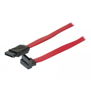 TECLINE SATA laidas, 7-pin SATA male į 7-pin SATA male, 1,0 m, raudonas 314000
