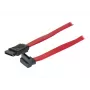 TECLINE SATA laidas, 7-pin SATA male į 7-pin SATA male, 1,0 m, raudonas 314000