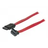 TECLINE SATA laidas, 7-pin SATA male į 7-pin SATA male, 1,0 m, raudonas 314000