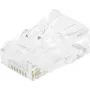 EXERTIS CONNECT RJ45 modulinis kištukas Cat. 6 UTP suvytai vielai, permatomas, 10 vnt. 920560