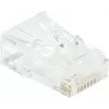 EXERTIS CONNECT RJ45 modulinis kištukas Cat. 6 UTP suvytai vielai, permatomas, 10 vnt. 920560