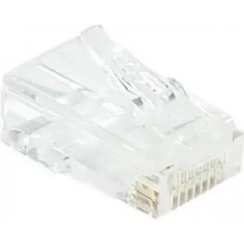 EXERTIS CONNECT RJ45 modulinis kištukas Cat. 6 UTP suvytai vielai, permatomas, 10 vnt. 920560