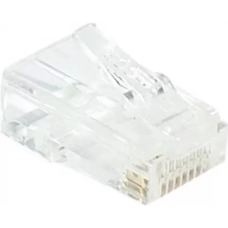 EXERTIS CONNECT RJ45 modulinis kištukas Cat. 6 UTP suvytai vielai, permatomas, 10 vnt. 920560