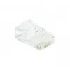 EXERTIS CONNECT RJ45 modulinis kištukas Cat. 6 UTP suvytai vielai, permatomas, 10 vnt. 920560