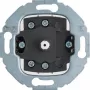 Hager WDE387503 2-jų grupių rotacinis serijos jungiklis 10A 250V AC įleidžiamas poliarinės baltos spalvos