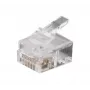 Exertis Connect RJ12 modulinis kištukas plokščiam kabeliui, neekranuotas, 6P6C, 10 vnt. (920630)