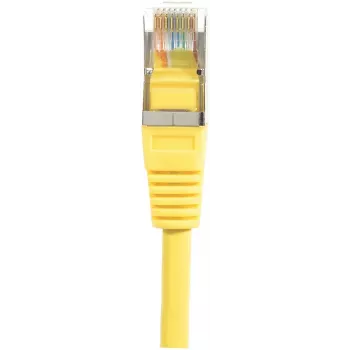 EXERTIS CONNECT CAT.6 F/UTP komutacinis kabelis, geltonas, 0,5 m, plonas Snagless 842051