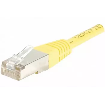 EXERTIS CONNECT CAT.6 F/UTP komutacinis kabelis, geltonas, 0,5 m, plonas Snagless 842051