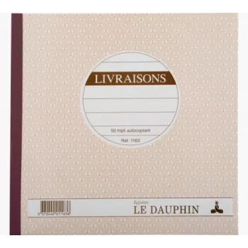 Le Dauphin Manifold Livraisons, 210 x 210 mm, tripli (1163D) - 1 vnt. (1163D)