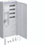 Hager universZ komplektinis skaitiklių spintelė ZB323Q15ENT, 3 taškų, 1 apskaitos laukas, APZ, Rfz, 1100x550x205 mm, balta