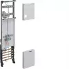 Hager ZH33Q7NT universZ komplektinis apskaitos laukas 1050x250mm 3 fazių 1 skaitiklio vieta 10mm² su atjungimo funkcija