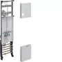 Hager ZH33Q7NT universZ komplektinis apskaitos laukas 1050x250mm 3 fazių 1 skaitiklio vieta 10mm² su atjungimo funkcija