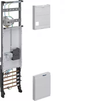 Hager universZ komplektinis laukas ZH33W7NT, 3 fazių, 1 skaitiklio vieta, 10 mm², 1050x250 mm