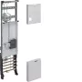 Hager universZ komplektinis laukas ZH33W7NT, 3 fazių, 1 skaitiklio vieta, 10 mm², 1050x250 mm