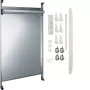HAGER UF22NW universZ multimedijos komplektinė plokštė, 2 laukų, 900 mm, be prailginimo modulių