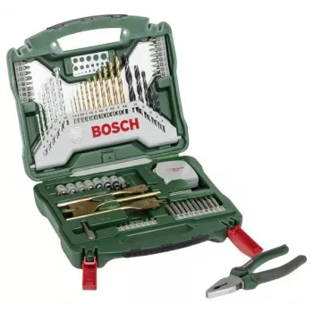 Bosch 7 dalių MultiConstruction grąžtų rinkinys su titano nitrido danga, šešiakampiu kotu, 3-8 mm 2607017197