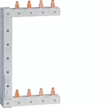 HAGER KCF663S vertikali fazinė šyna, 3 polių, 63 A, 400 V, 10 mm², kairė/dešinė