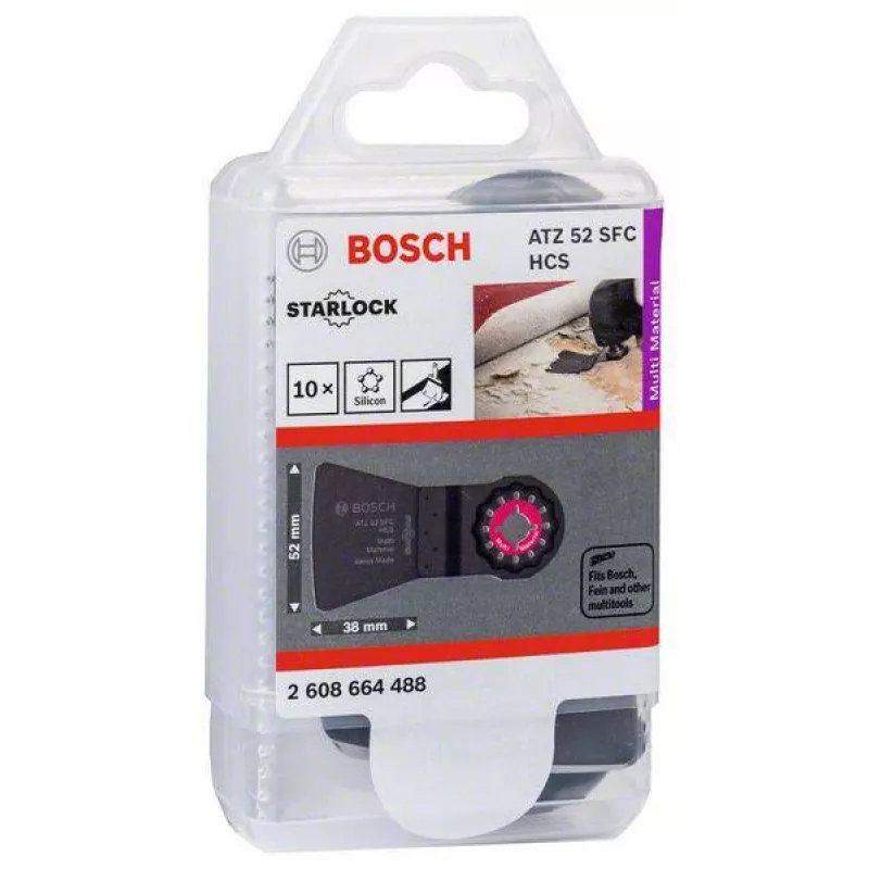 Bosch StarlockPlus HCS grandymo peilis ATZ 52 SC, 52 mm, 10 vnt.