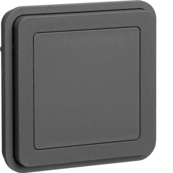 Hager W.1 aklųjų modulių dangtelis WNA157, pilkas