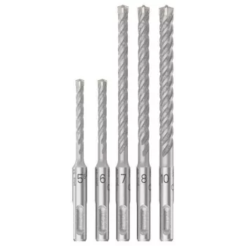 Bosch SDS plus-3 gręžtuvų grąžtų rinkinys, 5 dalių (5-10 mm) 2608837138