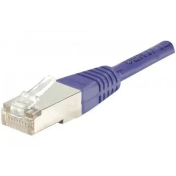 EXERTIS CONNECT F/UTP CAT6 violetinis 5 m komutacinis kabelis su plonu apsauginiu lankstuku 234200