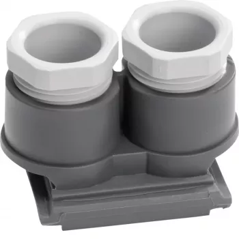 Hager kabelių įvadas 2 kanalų M20x1.5 WNA700