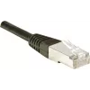 Exertis Connect 234220 Cat6 F/UTP tinklo komutacinis kabelis, 0,5 m, juodas