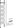 HAGER UF511NW universalus Z skaitiklių spintelė, 1 lauko, H 1350 mm, 3 taškų/5 taškų