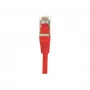 EXERTIS CONNECT Cat.5e F/UTP komutacinis kabelis, RJ45, raudonas, 3,0 m, plonas snagless apsauga