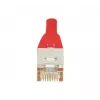 EXERTIS CONNECT Cat.5e F/UTP komutacinis kabelis, RJ45, raudonas, 3,0 m, plonas snagless apsauga
